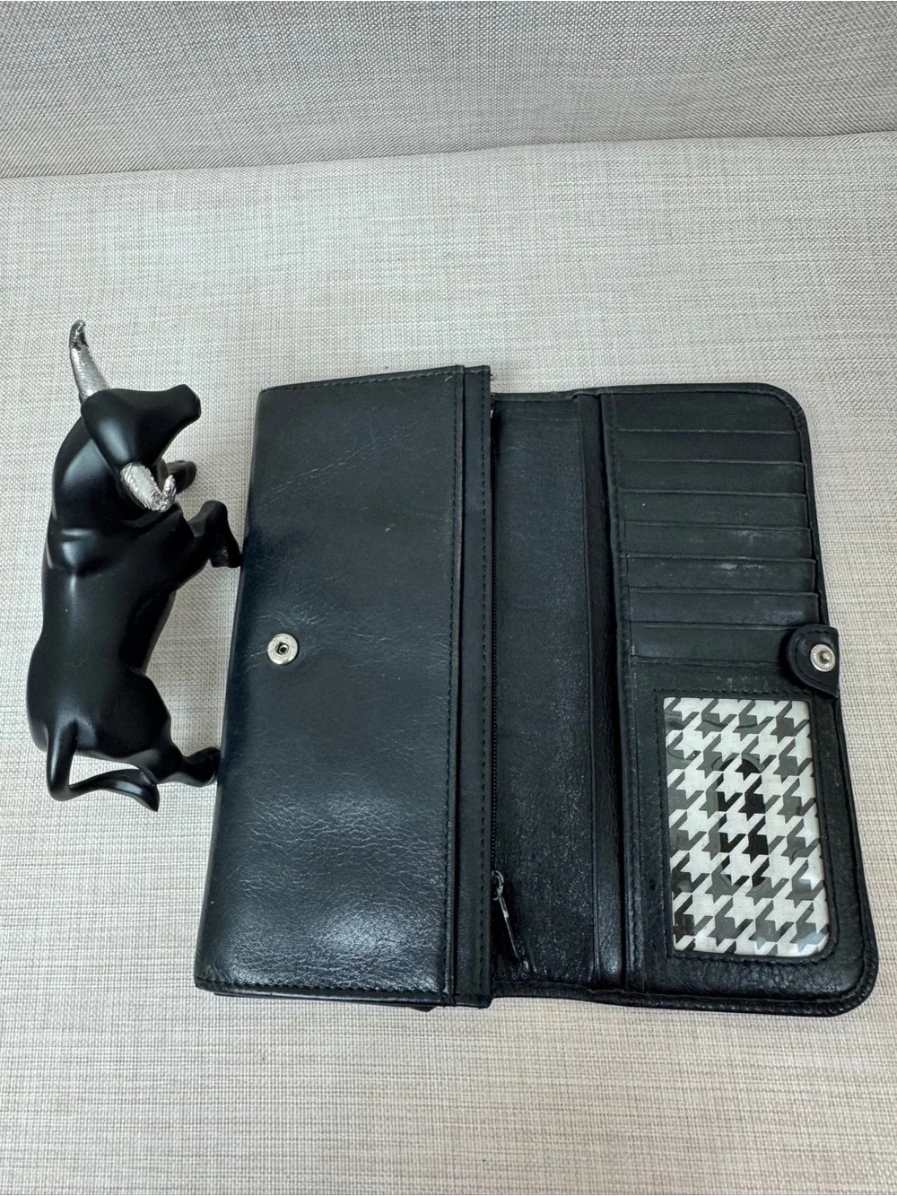 HOBO Black Leather  Wallet